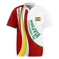 Bolivia Independence Day Map Flag Rugby Jersey Freedom Heritage National Coat Of Arms Accents
