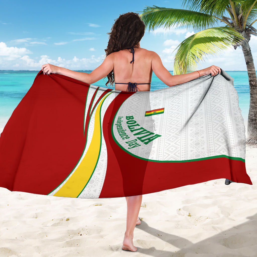 Bolivia Independence Day Map Flag Sarong Freedom Heritage National Coat Of Arms Accents
