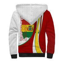 Bolivia Independence Day Map Flag Sherpa Hoodie Freedom Heritage National Coat Of Arms Accents