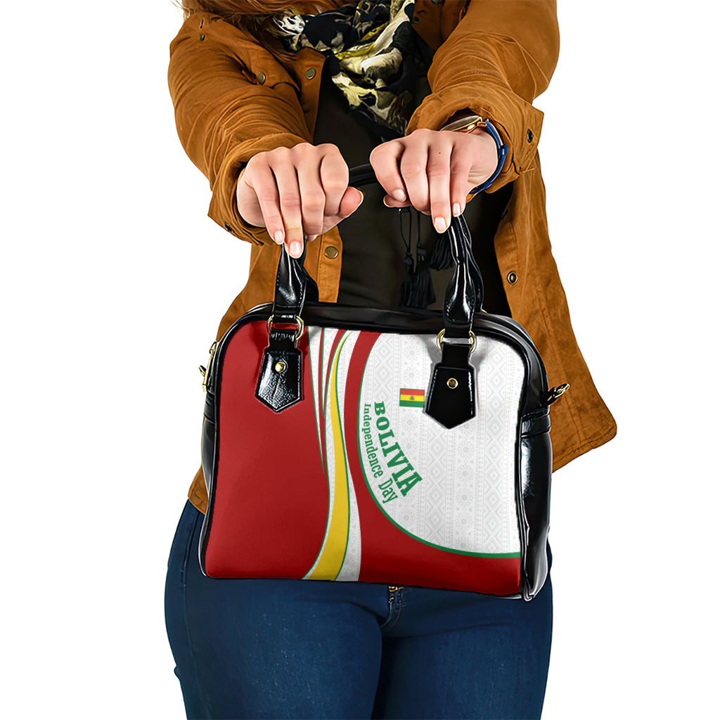 Bolivia Independence Day Map Flag Shoulder Handbag Freedom Heritage National Coat Of Arms Accents