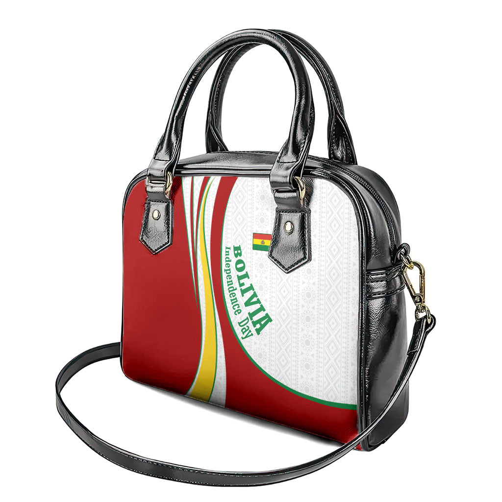 Bolivia Independence Day Map Flag Shoulder Handbag Freedom Heritage National Coat Of Arms Accents