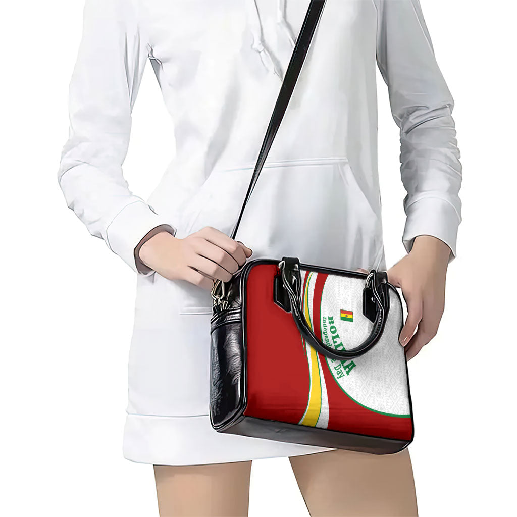 Bolivia Independence Day Map Flag Shoulder Handbag Freedom Heritage National Coat Of Arms Accents