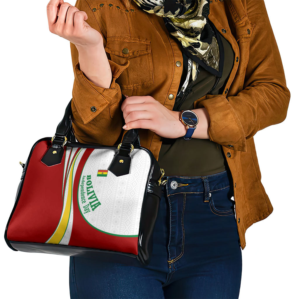 Bolivia Independence Day Map Flag Shoulder Handbag Freedom Heritage National Coat Of Arms Accents