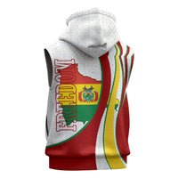 Bolivia Independence Day Map Flag Sleeveless Hoodie Freedom Heritage National Coat Of Arms Accents