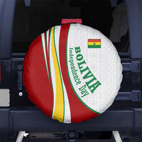 Bolivia Independence Day Map Flag Spare Tire Cover Freedom Heritage National Coat Of Arms Accents