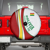Bolivia Independence Day Map Flag Spare Tire Cover Freedom Heritage National Coat Of Arms Accents