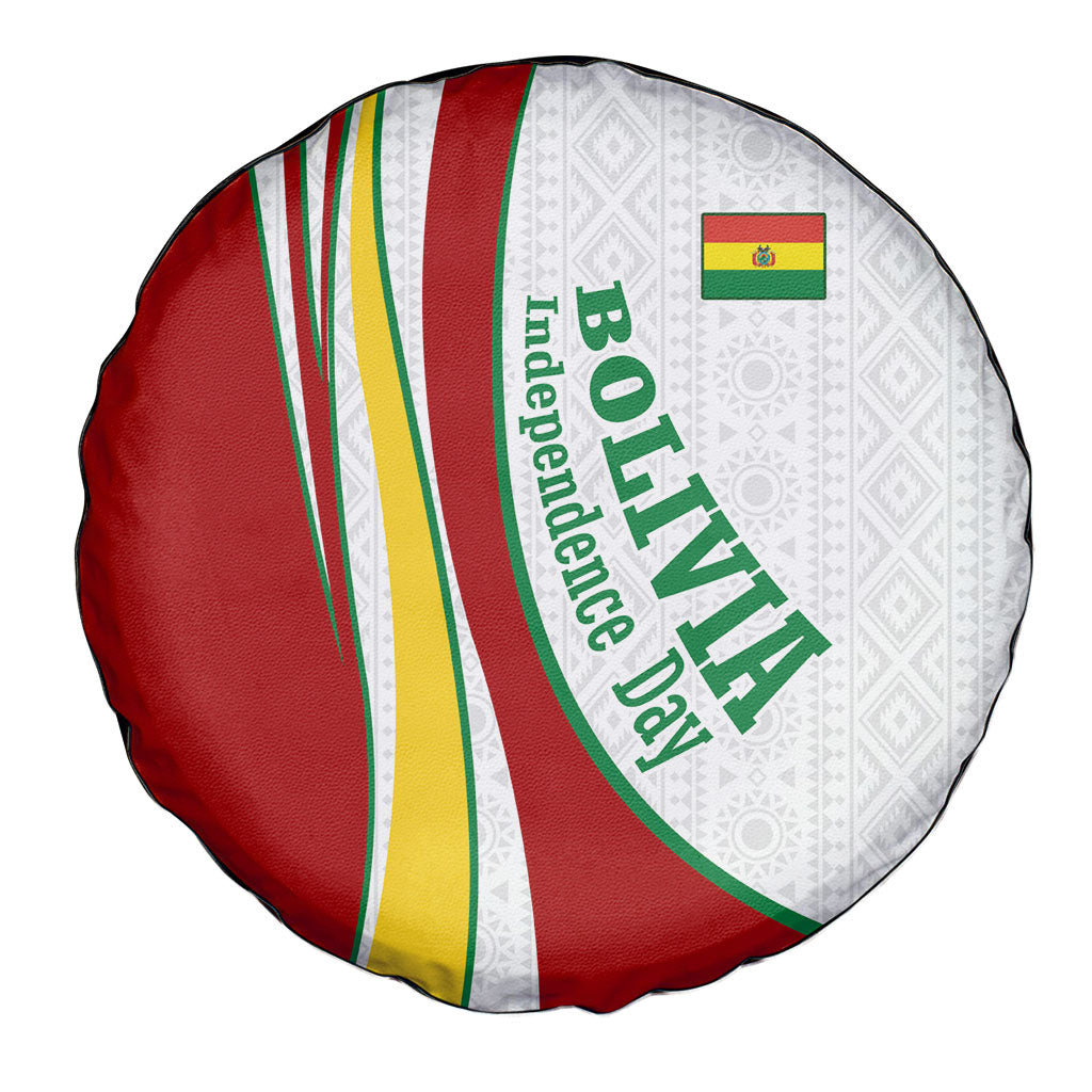 Bolivia Independence Day Map Flag Spare Tire Cover Freedom Heritage National Coat Of Arms Accents