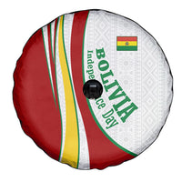 Bolivia Independence Day Map Flag Spare Tire Cover Freedom Heritage National Coat Of Arms Accents