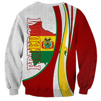 Bolivia Independence Day Map Flag Sweatshirt Freedom Heritage National Coat Of Arms Accents