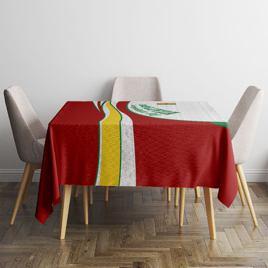 Bolivia Independence Day Map Flag Tablecloth Freedom Heritage National Coat Of Arms Accents