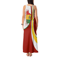 Bolivia Independence Day Map Flag Tank Maxi Dress Freedom Heritage National Coat Of Arms Accents