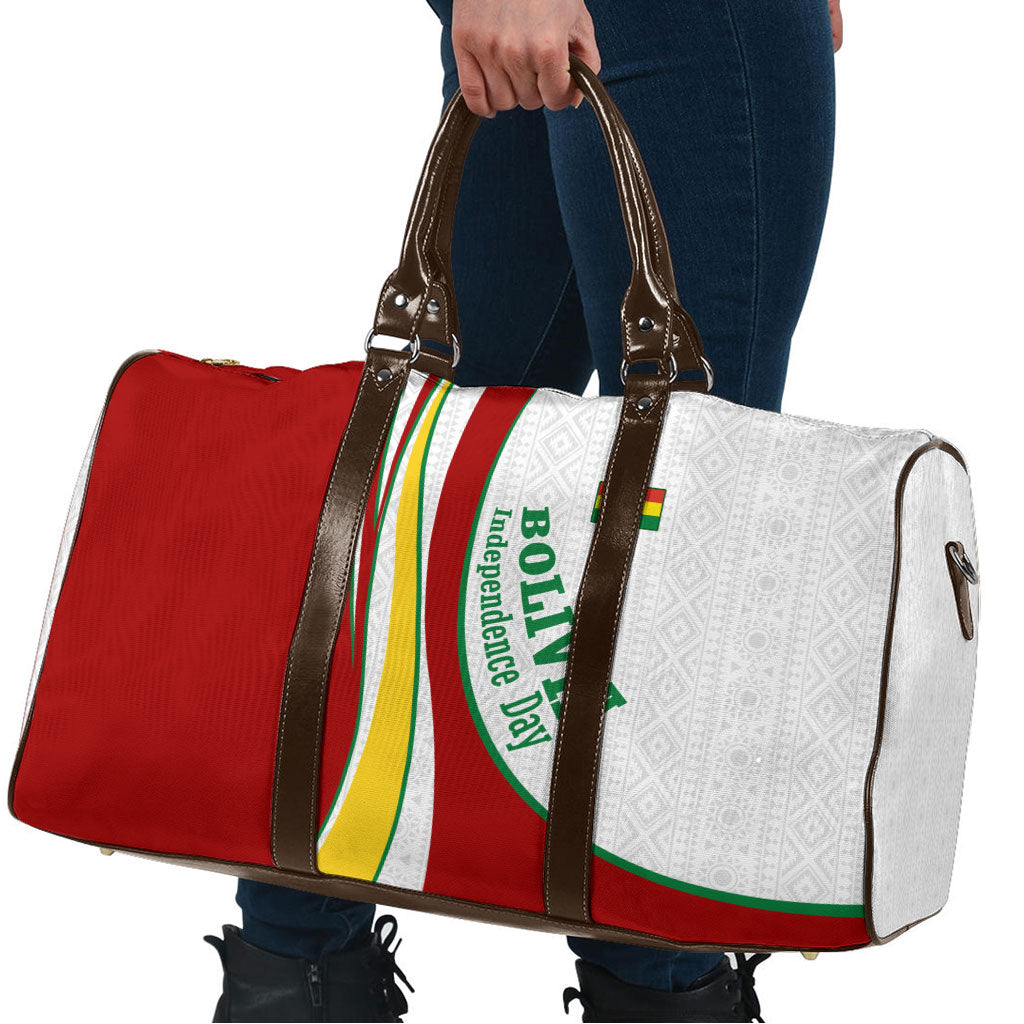 Bolivia Independence Day Map Flag Travel Bag Freedom Heritage National Coat Of Arms Accents
