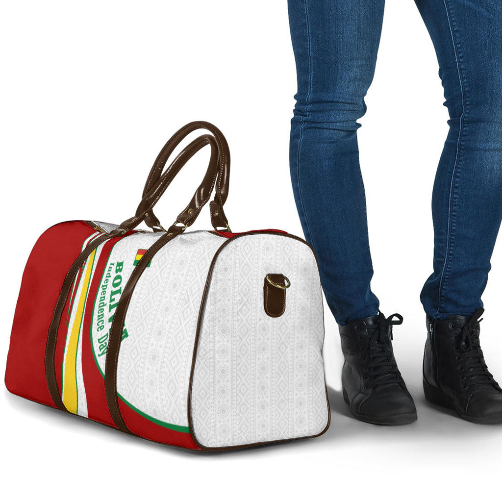 Bolivia Independence Day Map Flag Travel Bag Freedom Heritage National Coat Of Arms Accents