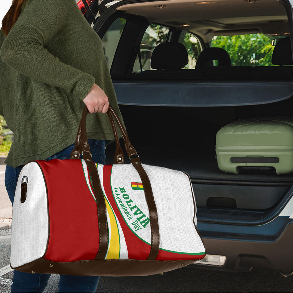 Bolivia Independence Day Map Flag Travel Bag Freedom Heritage National Coat Of Arms Accents