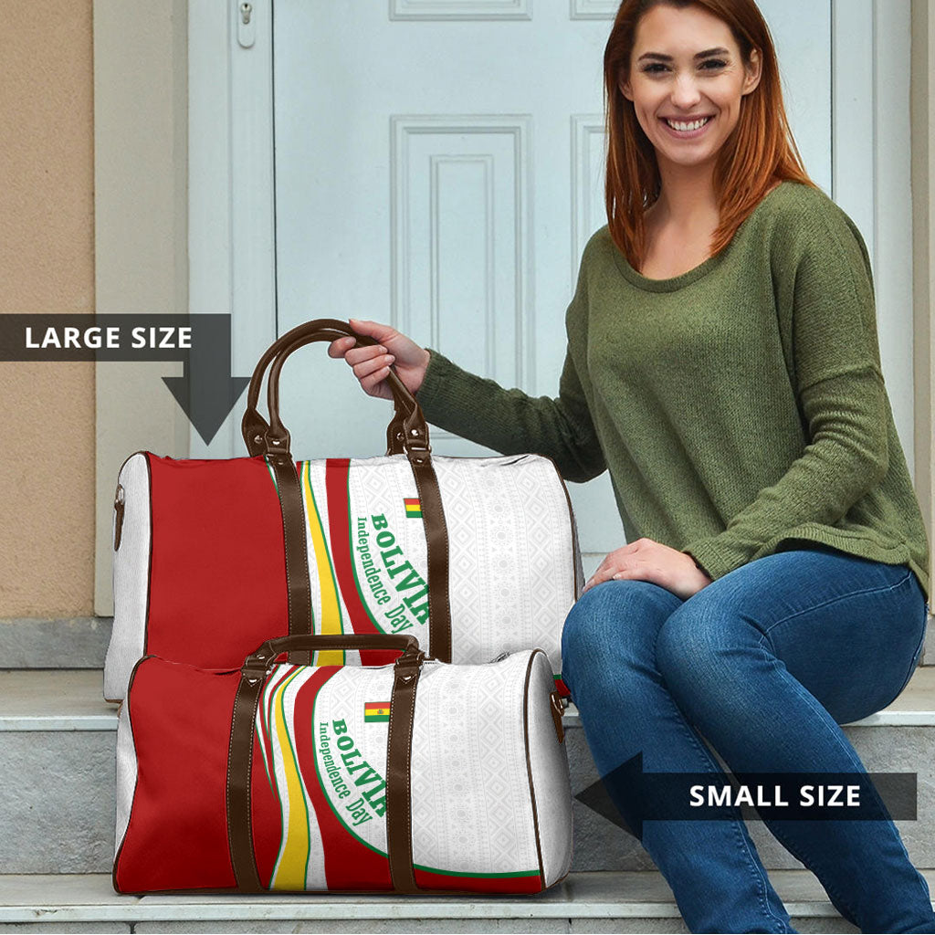 Bolivia Independence Day Map Flag Travel Bag Freedom Heritage National Coat Of Arms Accents