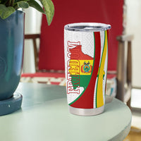 Bolivia Independence Day Map Flag Tumbler Cup Freedom Heritage National Coat Of Arms Accents