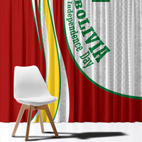 Bolivia Independence Day Map Flag Window Curtain Freedom Heritage National Coat Of Arms Accents