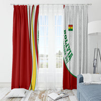 Bolivia Independence Day Map Flag Window Curtain Freedom Heritage National Coat Of Arms Accents