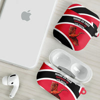 Trinidad And Tobago Independence Day Scarlet Ibis AirPods Case Steelpan Heritage National Flag