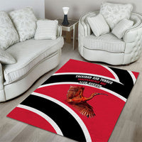 Trinidad And Tobago Independence Day Scarlet Ibis Area Rug Steelpan Heritage National Flag