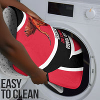 Trinidad And Tobago Independence Day Scarlet Ibis Bathroom Set Steelpan Heritage National Flag