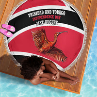 Trinidad And Tobago Independence Day Scarlet Ibis Beach Blanket Steelpan Heritage National Flag