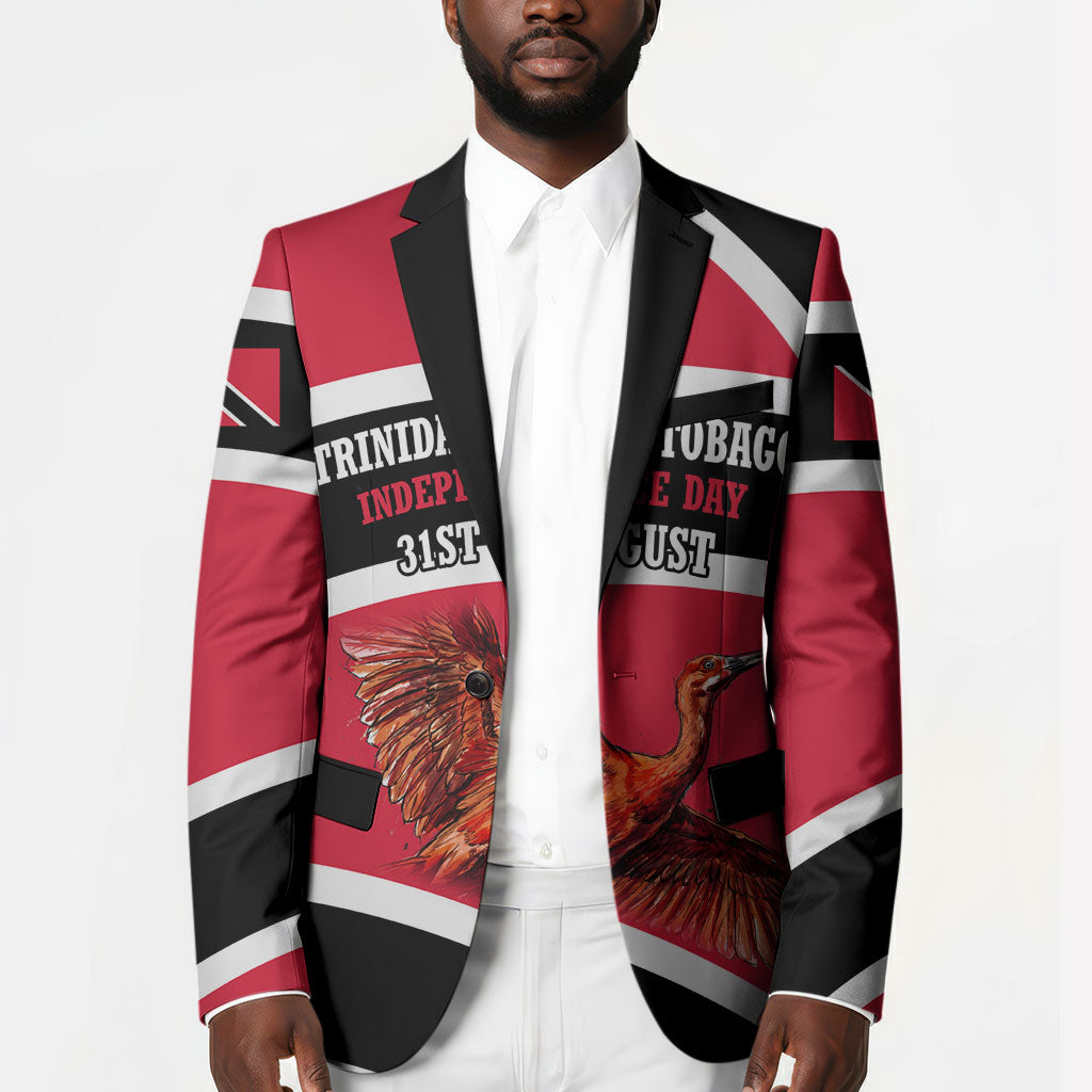 Trinidad And Tobago Independence Day Scarlet Ibis Blazer Steelpan Heritage National Flag