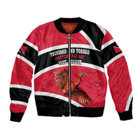 Trinidad And Tobago Independence Day Scarlet Ibis Bomber Jacket Steelpan Heritage National Flag