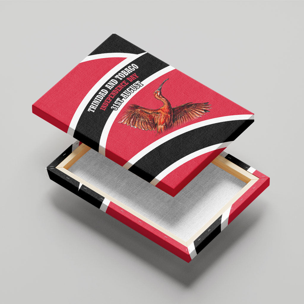 Trinidad And Tobago Independence Day Scarlet Ibis Canvas Wall Art Steelpan Heritage National Flag
