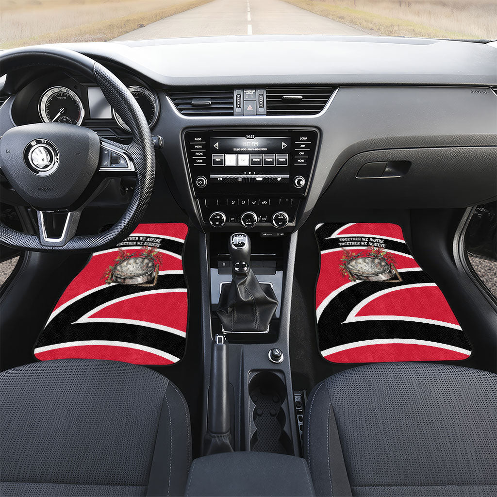 Trinidad And Tobago Independence Day Scarlet Ibis Car Mats Steelpan Heritage National Flag