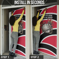 Trinidad And Tobago Independence Day Scarlet Ibis Door Cover Steelpan Heritage National Flag