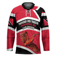 Trinidad And Tobago Independence Day Scarlet Ibis Hockey Jersey Steelpan Heritage National Flag