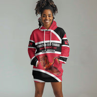 Trinidad And Tobago Independence Day Scarlet Ibis Hoodie Dress Steelpan Heritage National Flag
