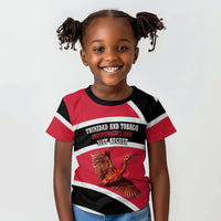 Trinidad And Tobago Independence Day Scarlet Ibis Kid T shirt Steelpan Heritage National Flag