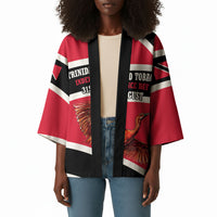 Trinidad And Tobago Independence Day Scarlet Ibis Kimono Steelpan Heritage National Flag