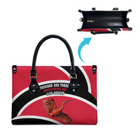 Trinidad And Tobago Independence Day Scarlet Ibis Leather Bag Steelpan Heritage National Flag