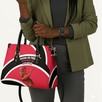 Trinidad And Tobago Independence Day Scarlet Ibis Leather Bag Steelpan Heritage National Flag