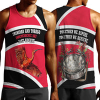 Trinidad And Tobago Independence Day Scarlet Ibis Men Tank Top Steelpan Heritage National Flag