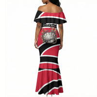 Trinidad And Tobago Independence Day Scarlet Ibis Mermaid Dress Steelpan Heritage National Flag