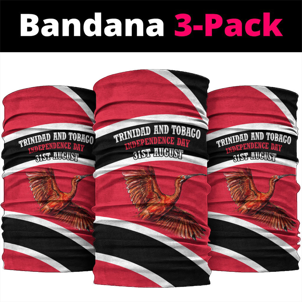 Trinidad And Tobago Independence Day Scarlet Ibis Neck Gaiter Steelpan Heritage National Flag
