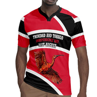 Trinidad And Tobago Independence Day Scarlet Ibis Rugby Jersey Steelpan Heritage National Flag