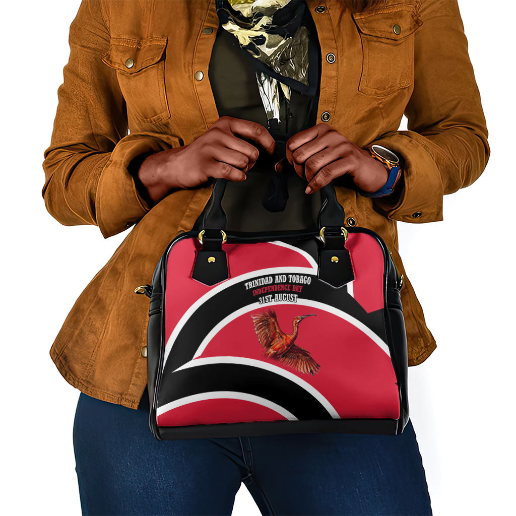 Trinidad And Tobago Independence Day Scarlet Ibis Shoulder Handbag Steelpan Heritage National Flag