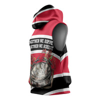 Trinidad And Tobago Independence Day Scarlet Ibis Sleeveless Hoodie Steelpan Heritage National Flag