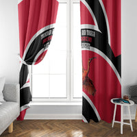 Trinidad And Tobago Independence Day Scarlet Ibis Window Curtain Steelpan Heritage National Flag