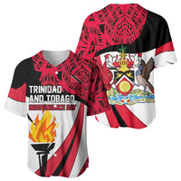 Trinidad And Tobago Independence Day Baseball Jersey Freedom Torch Heritage Symbols