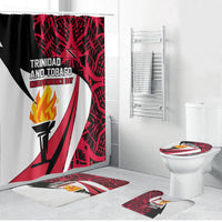 Trinidad And Tobago Independence Day Bathroom Set Freedom Torch Heritage Symbols