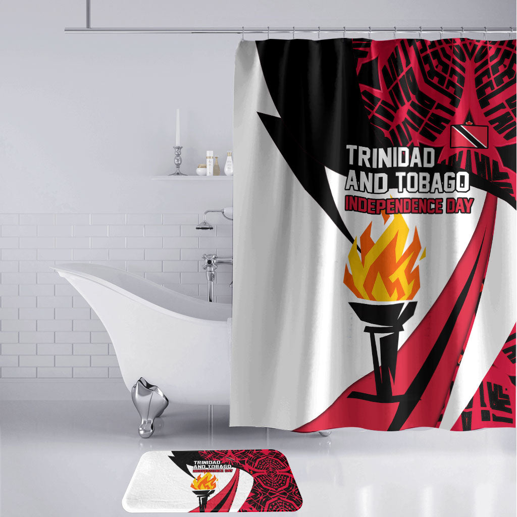 Trinidad And Tobago Independence Day Bathroom Set Freedom Torch Heritage Symbols