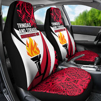 Trinidad And Tobago Independence Day Car Seat Cover Freedom Torch Heritage Symbols