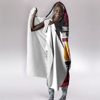 Trinidad And Tobago Independence Day Hooded Blanket Freedom Torch Heritage Symbols