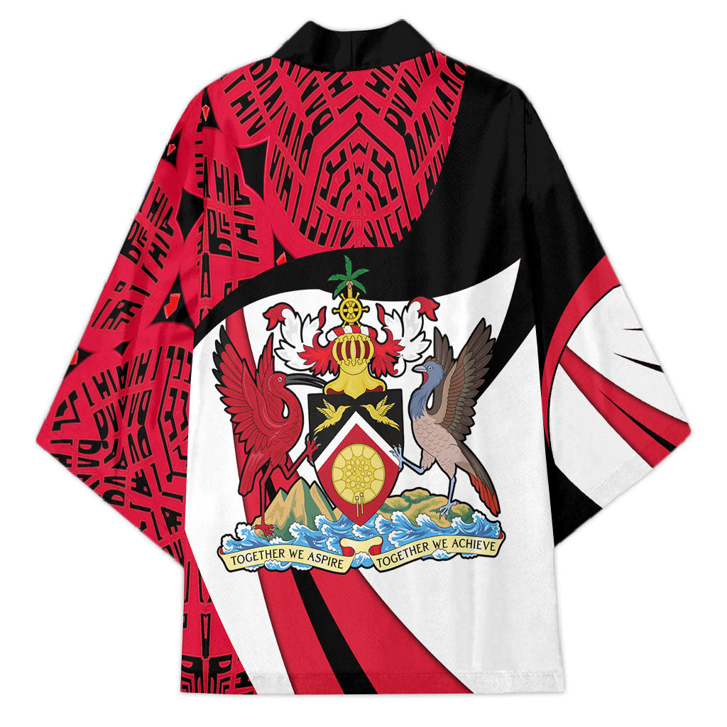 Trinidad And Tobago Independence Day Kimono Freedom Torch Heritage Symbols